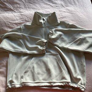 Lululemon brushed soft stream half zip
